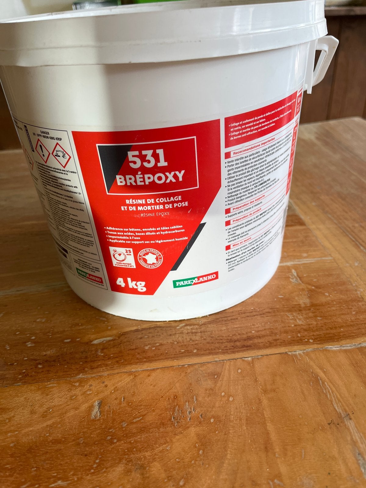 Poltec 531 Brépoxy - Epoxyhars 4 kg, Minder dan 5 liter, Ophalen of Verzenden, Nieuw, Overige kleuren