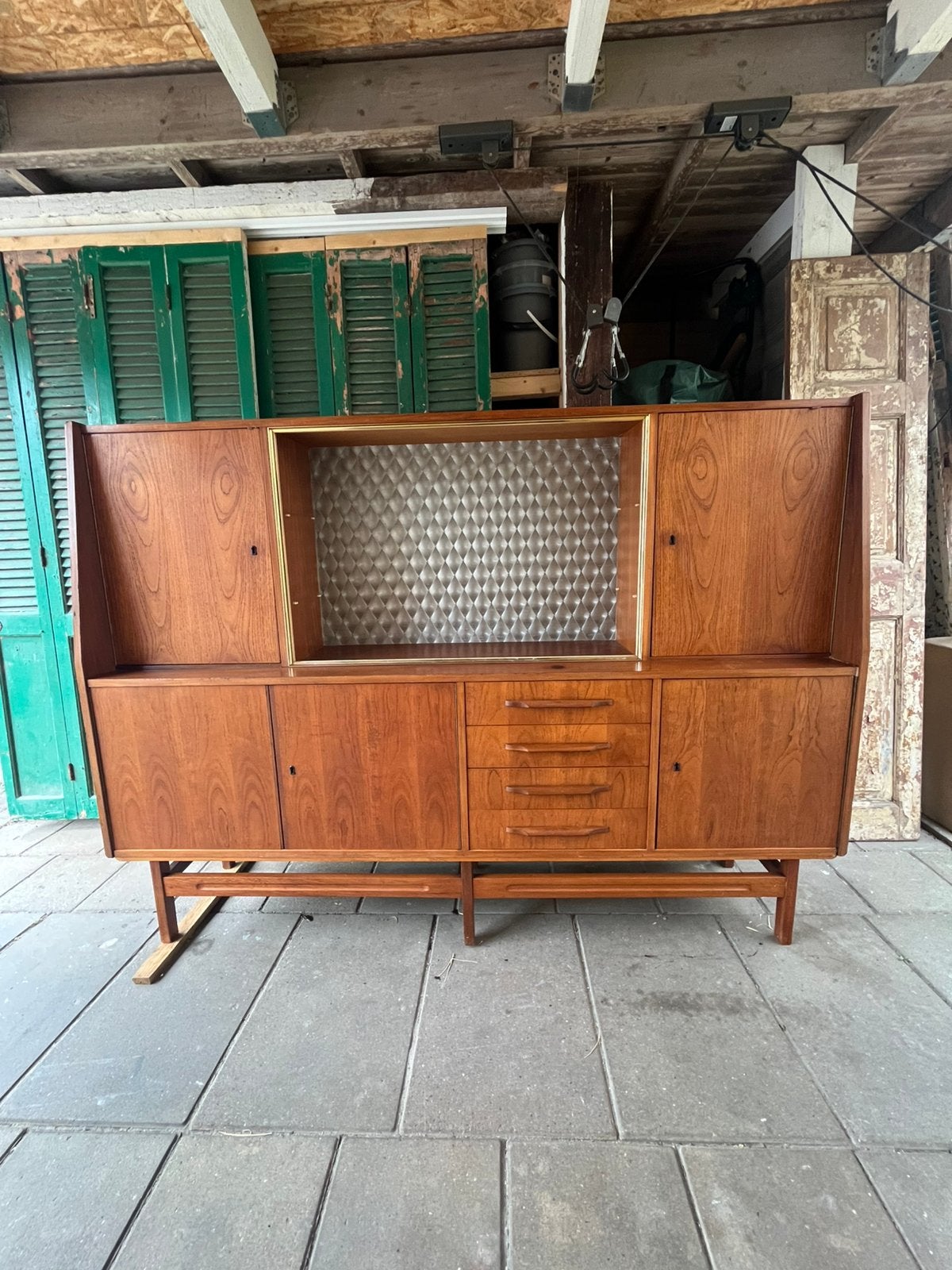 Vintage highboard kast, Ophalen of Verzenden