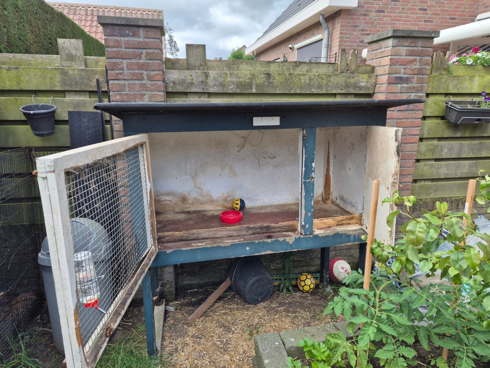 Gratis konijnenhok, Dieren en Toebehoren, Ophalen, Gebruikt, 90 cm of meer, Hok