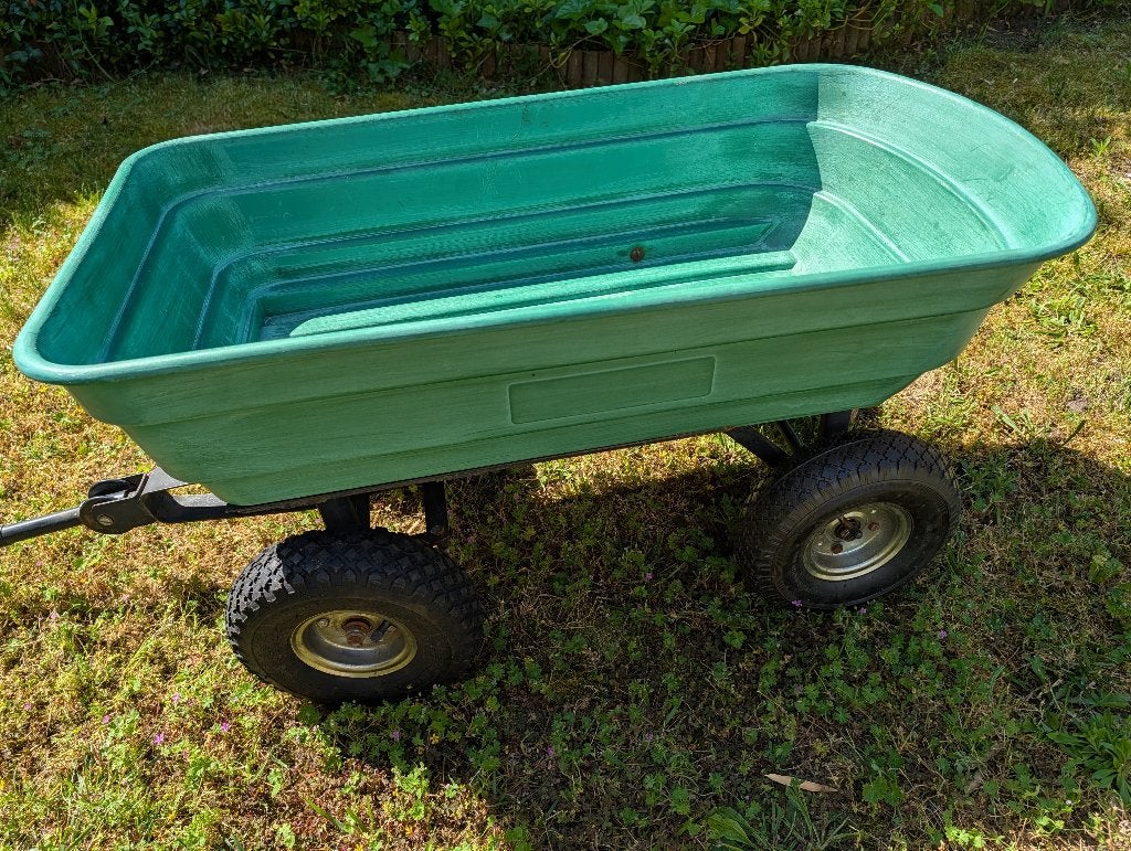 Strandkar tuinkar Bolderwagen tuinieren met kiep functie, Ophalen, Gebruikt