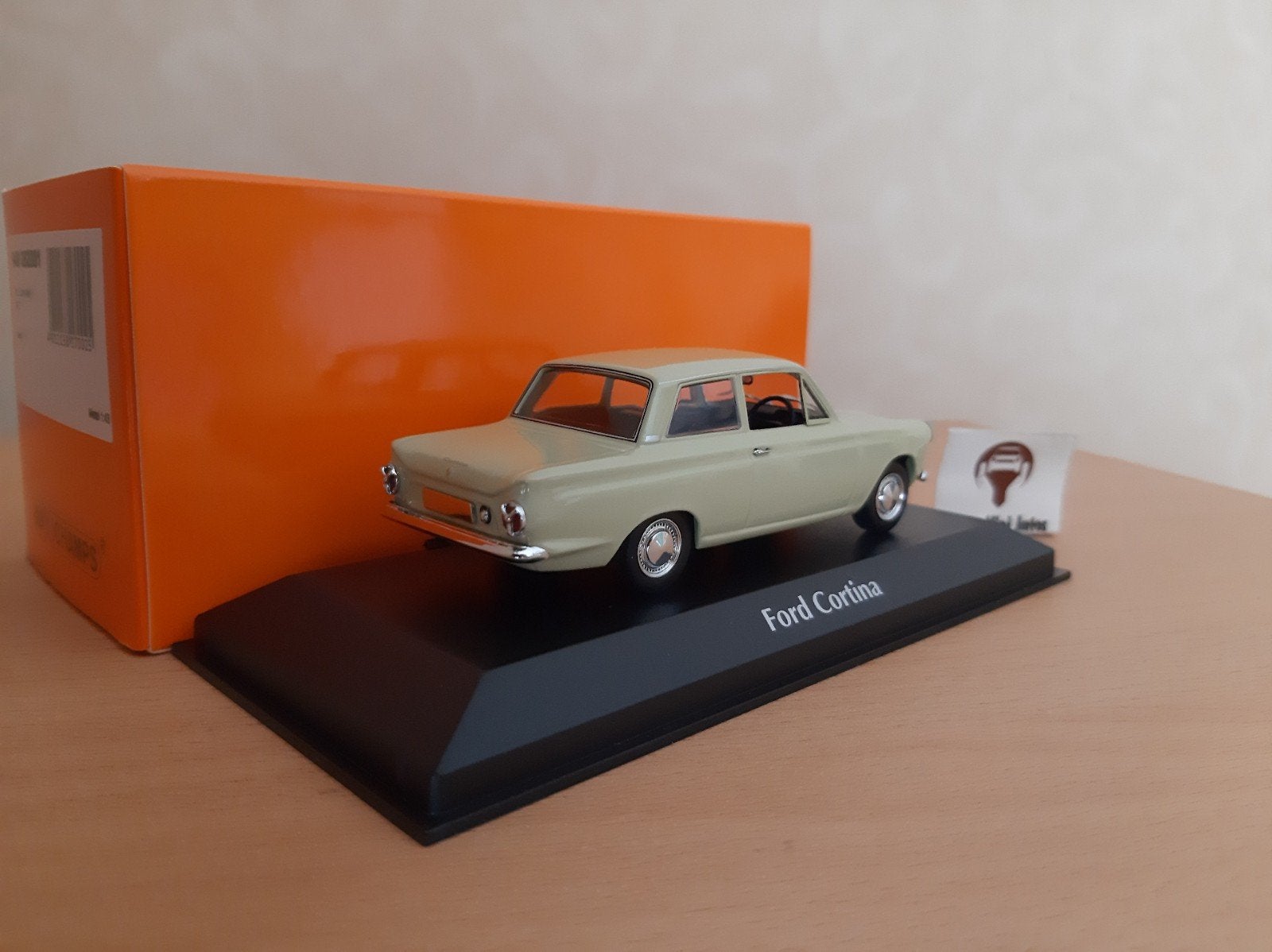 Ford Cortina Mk.I 1962 lichtgroen van Maxichamps 1:43, Overige merken, Auto, Nieuw, Ophalen of Verzenden