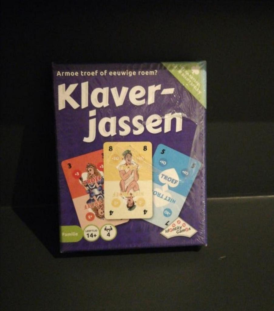 Klaverjassen, kaartspel (nieuw), Een of twee spelers, Ophalen of Verzenden, Nieuw