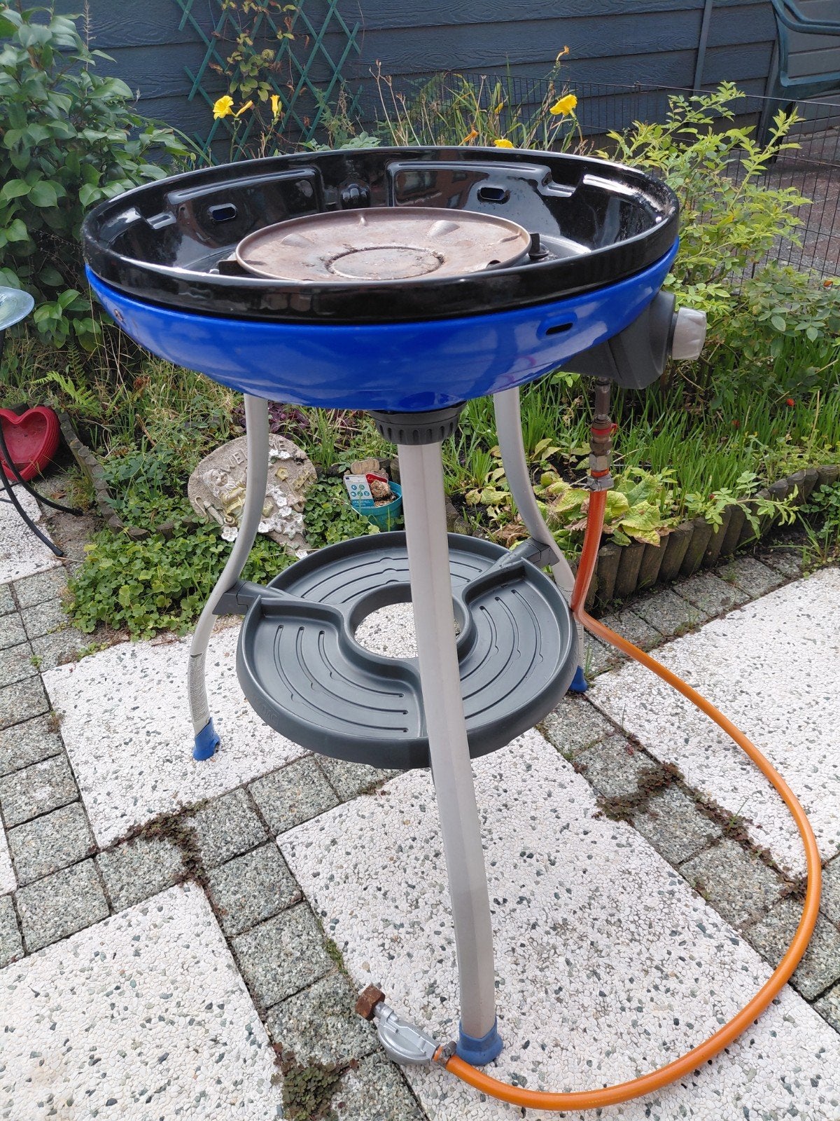 Cadac Carri Chef 2 Skottelbraai met diverse accessoires, Tuin en Terras, Gasbarbecues, Ophalen of Verzenden, Gebruikt, Cadac