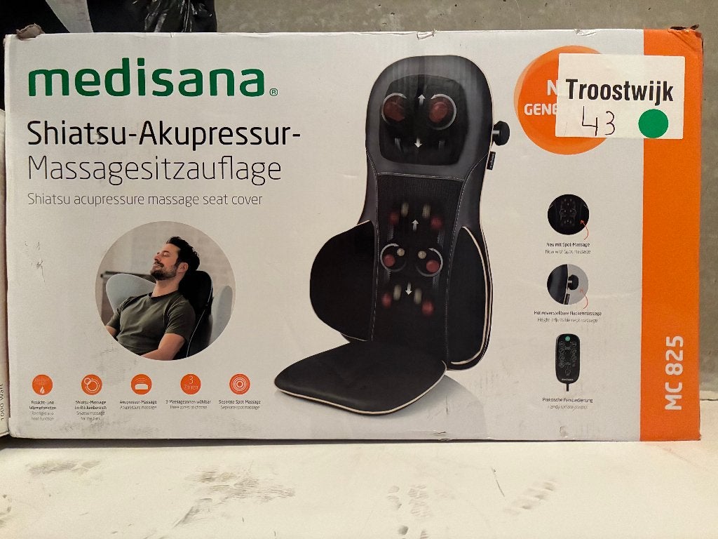 Medisana Shiatsu-Acupressuur-Massagezitkussen, Ophalen, Zo goed als nieuw, Overige typen