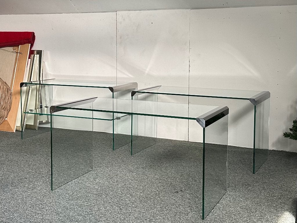 3 design salontafels van Galotti & Radice, totaalprijs, Huis en Inrichting, Ophalen, Minder dan 50 cm, Gebruikt, 50 tot 100 cm