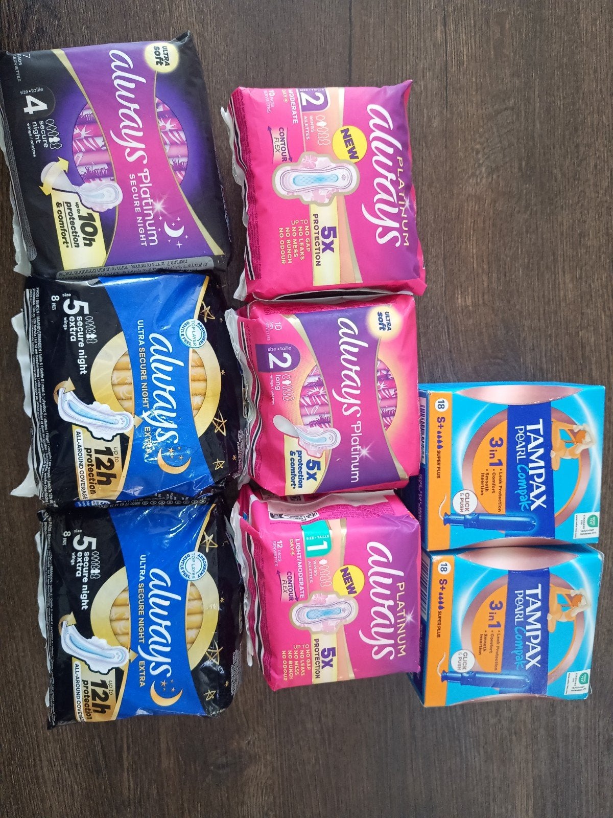 Always maandverband en Tampax tampons - Diverse varianten, Ophalen of Verzenden, Nieuw, Overige typen