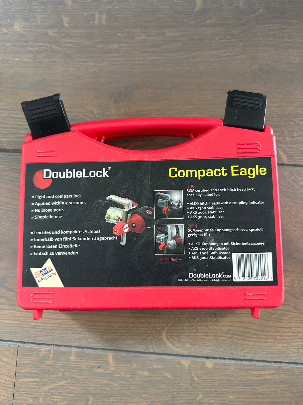 DoubleLock Compact Eagle SCM gekeurd disselslot, Ophalen of Verzenden, Gebruikt