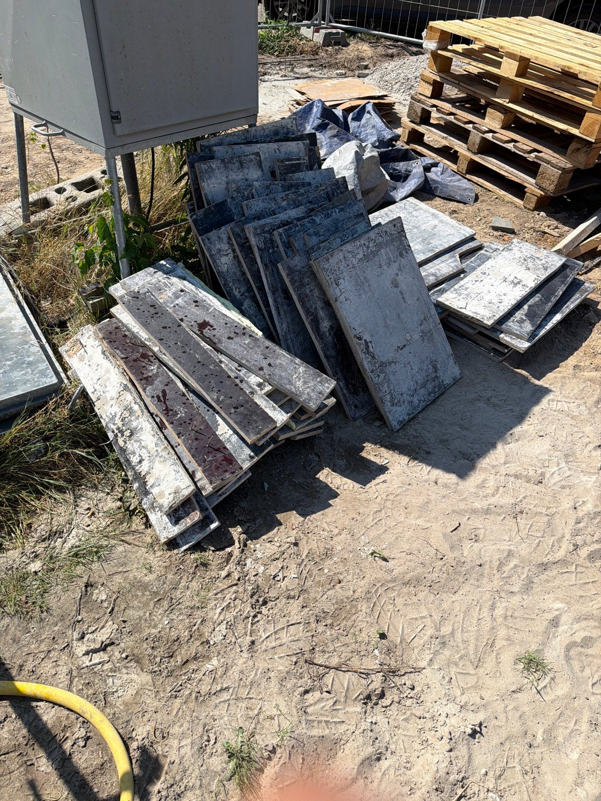 Stukken betonplex, Ophalen, Gebruikt, 25 tot 50 mm, Overige typen