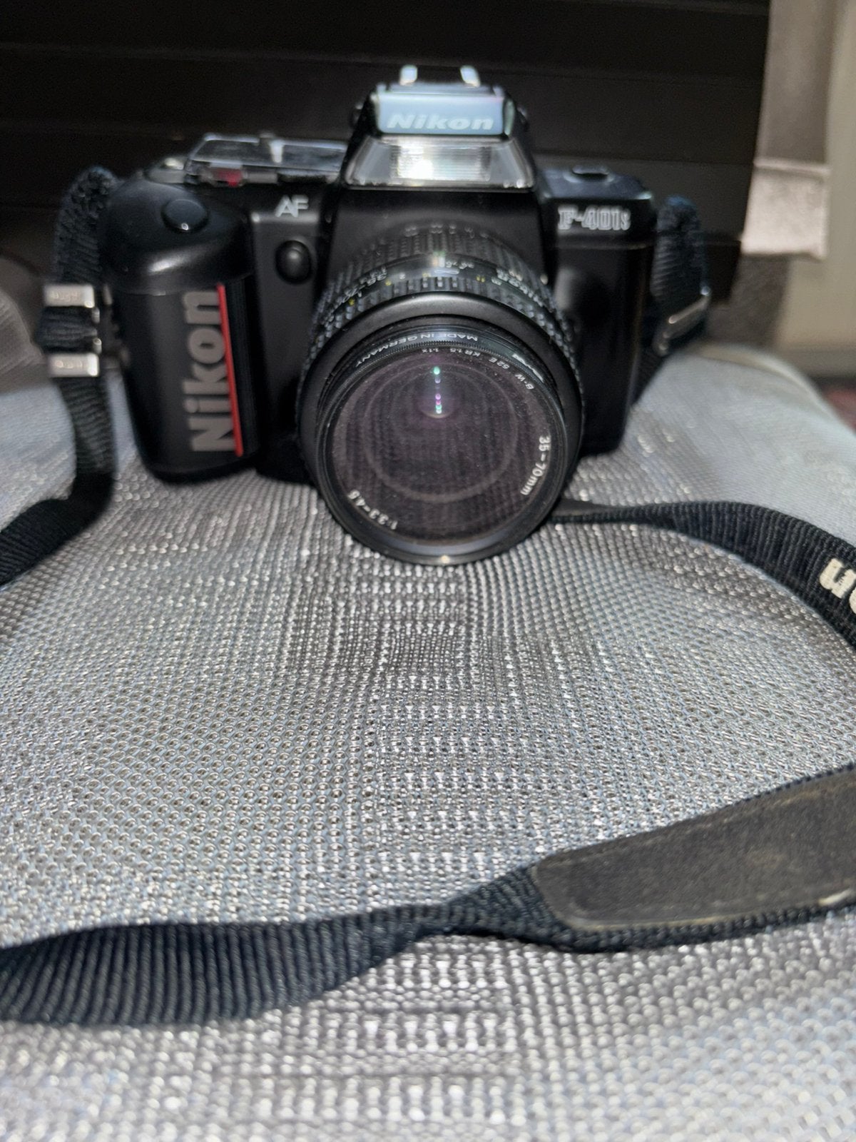 Nikon F 401s anologe camera ,zoomlens 35-70mm, Ophalen, Gebruikt, Spiegelreflex, Nikon