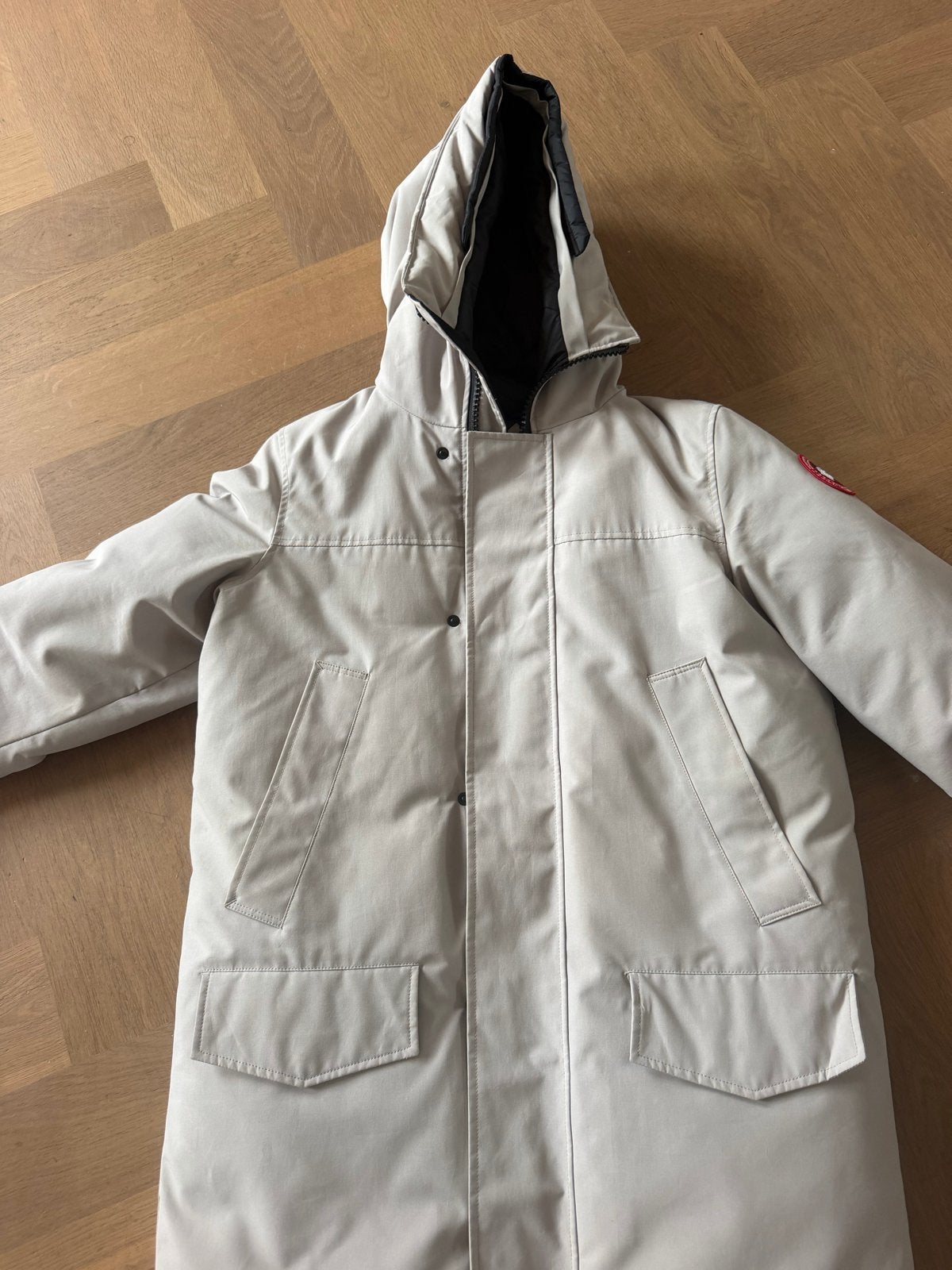 Canada Goose Langford Parka - Zo goed als nieuw, Kleding | Heren, Ophalen of Verzenden, Zo goed als nieuw, Maat 48/50 (M), Beige