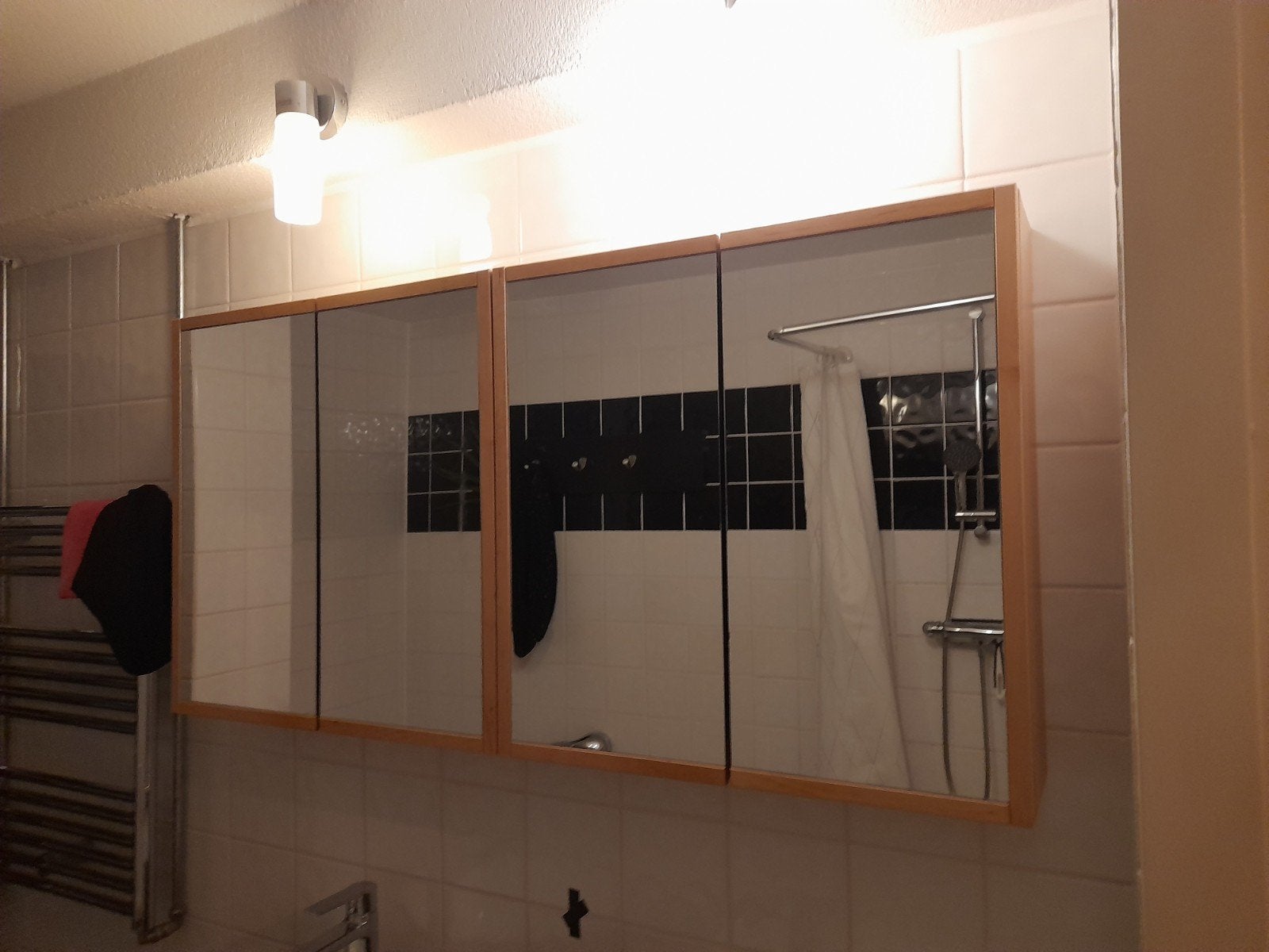 Ikea Badkamer Spiegelkast - 2 stuks - 60x60x17cm, Ophalen, Spiegelkast, 50 tot 100 cm, Minder dan 25 cm