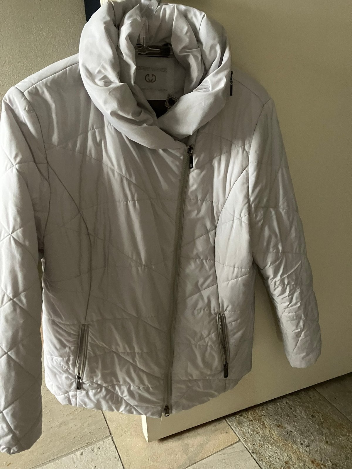 Winterjas / jack, gerry weber, Ophalen of Verzenden, Zo goed als nieuw, Maat 42/44 (L), Wit