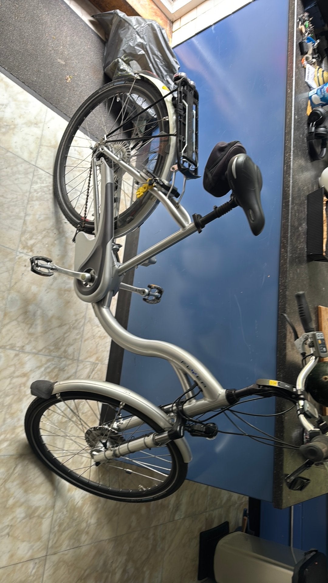 Flyer elektrische fiets in zeer goede staat, Fietsen en Brommers, Fietsen | Vouwfietsen, Ophalen of Verzenden, Zo goed als nieuw