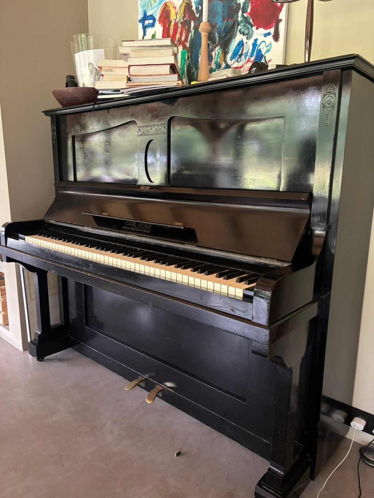 Piano Carl Ecke * Berlin Dresden Posen, Muziek en Instrumenten, Ophalen of Verzenden, Zo goed als nieuw