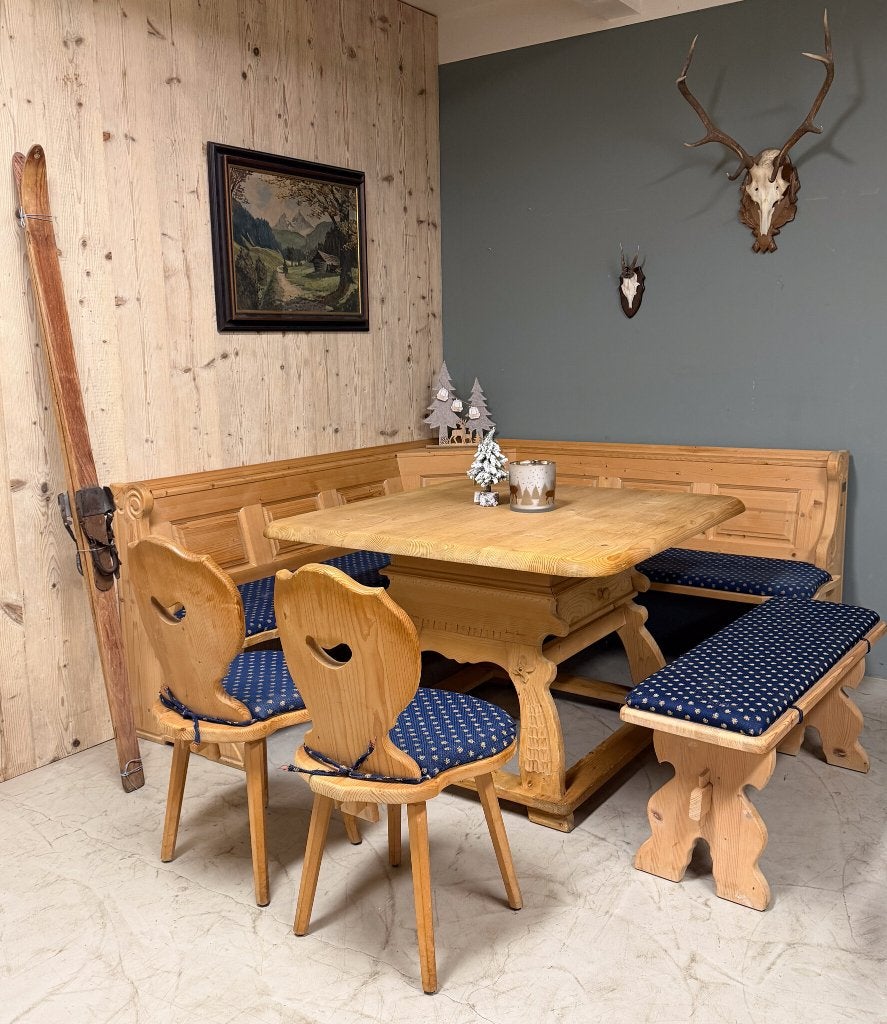 Stube set | Oostenrijkse Stube | Eethoek | Zithoek met bank, Ophalen