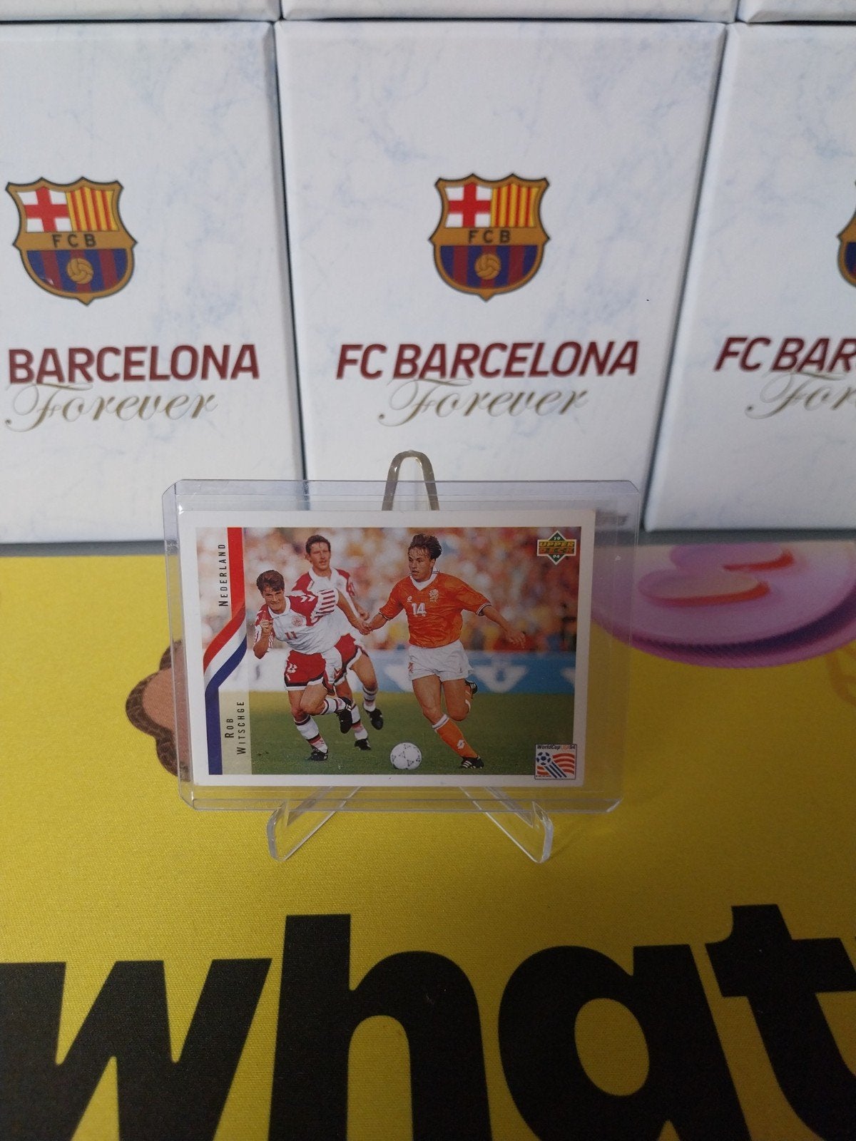 Rob Witschge Panini Upperdeck 1994, Ophalen of Verzenden, Zo goed als nieuw, Overige binnenlandse clubs, Poster, Plaatje of Sticker