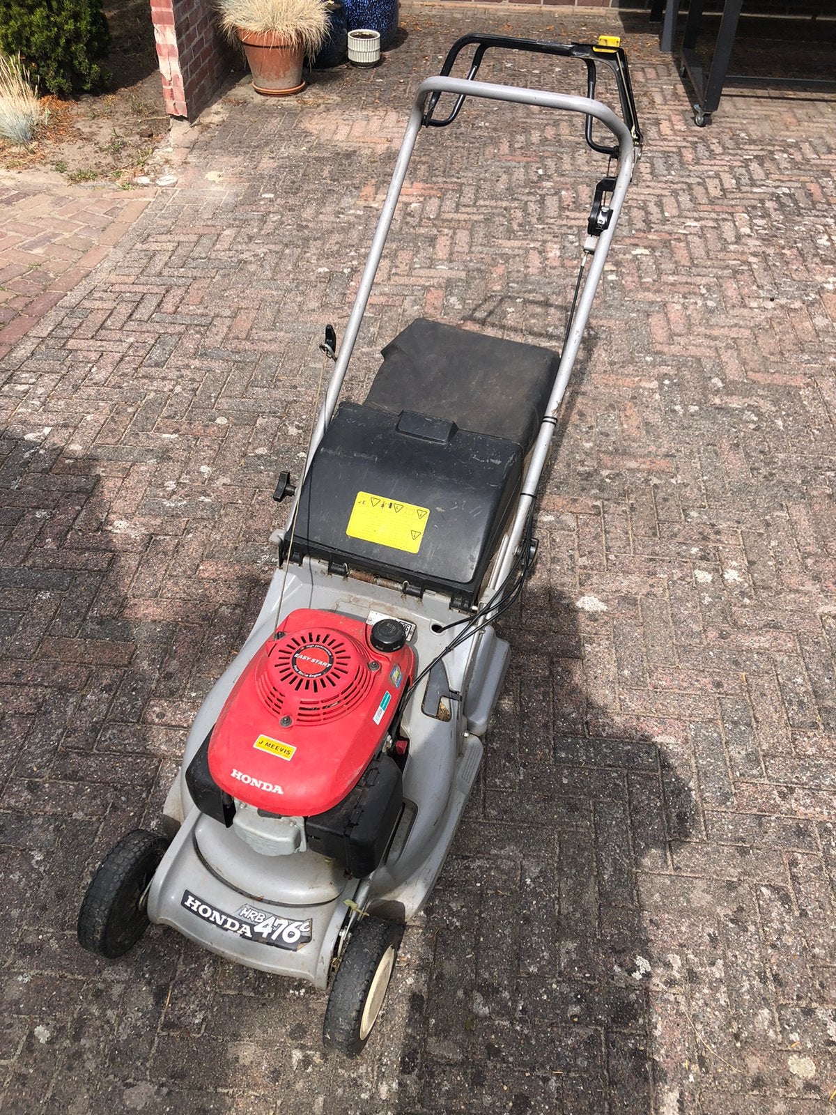Honda grasmaaier met wals aandrijving HRB476C, Tuin en Terras, Grasmaaiers, Ophalen, Cirkelmaaier, Gebruikt, 40 t/m 49 cm