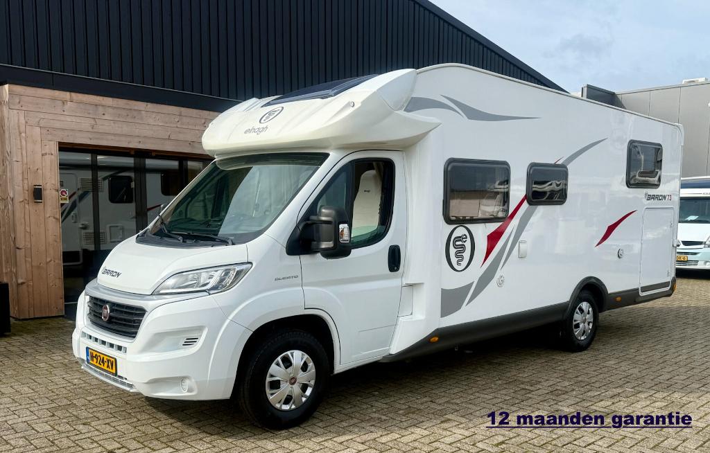 Elnagh Baron 73 (2x lengtebedden, hefbed , nieuwstaat!!! ), Caravans en Kamperen, Campers, Overige merken, Ringverwarming, Fiat