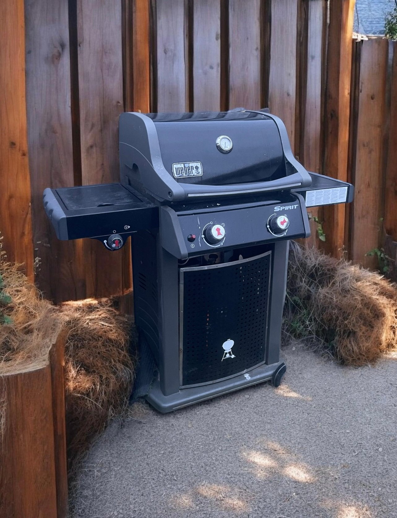 Weber gas bbq met zij brander, Ophalen of Verzenden, Zo goed als nieuw