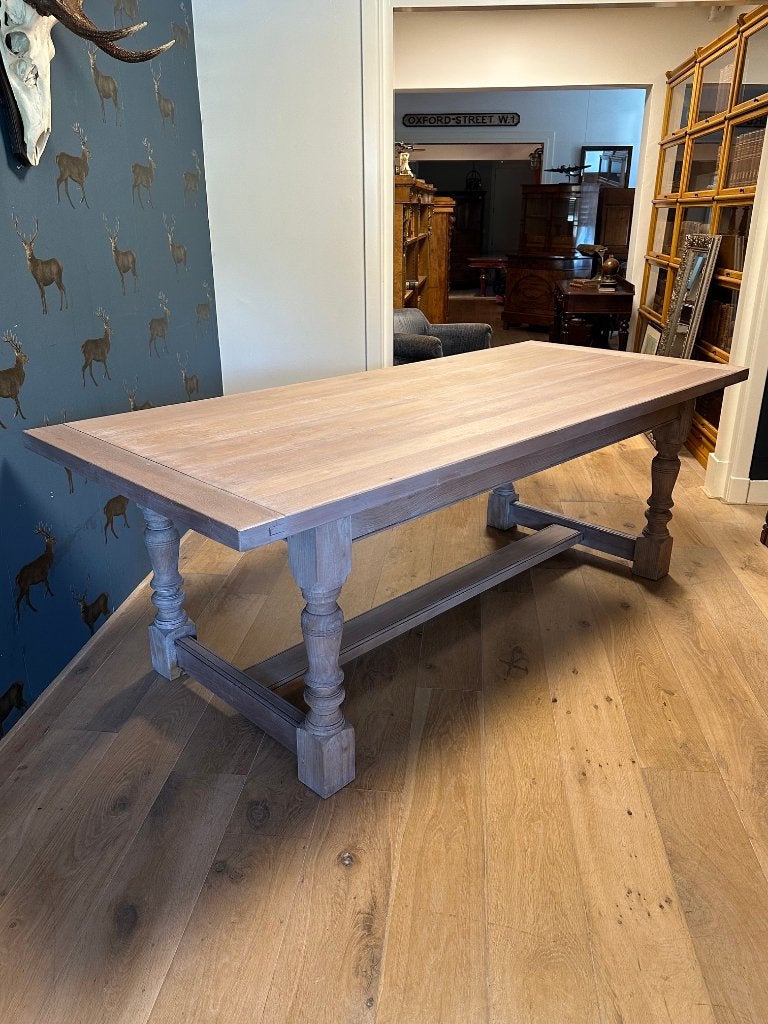 Engelse farmhouse tafel, Antiek en Kunst, Ophalen of Verzenden