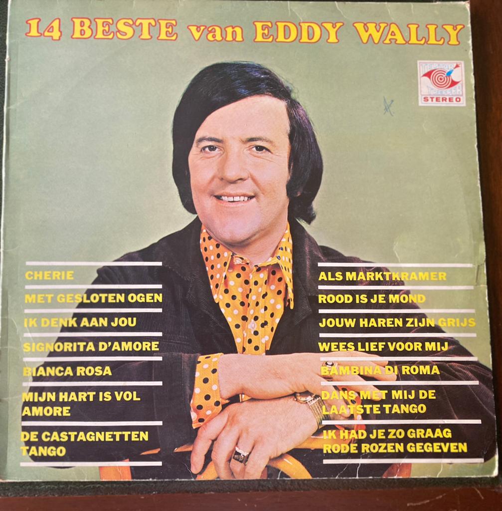 14 Beste van Eddy Wally LP - Telstar Treffer TT 7661 TL, Overige formaten, Ophalen of Verzenden, Zo goed als nieuw, Levenslied of Smartlap