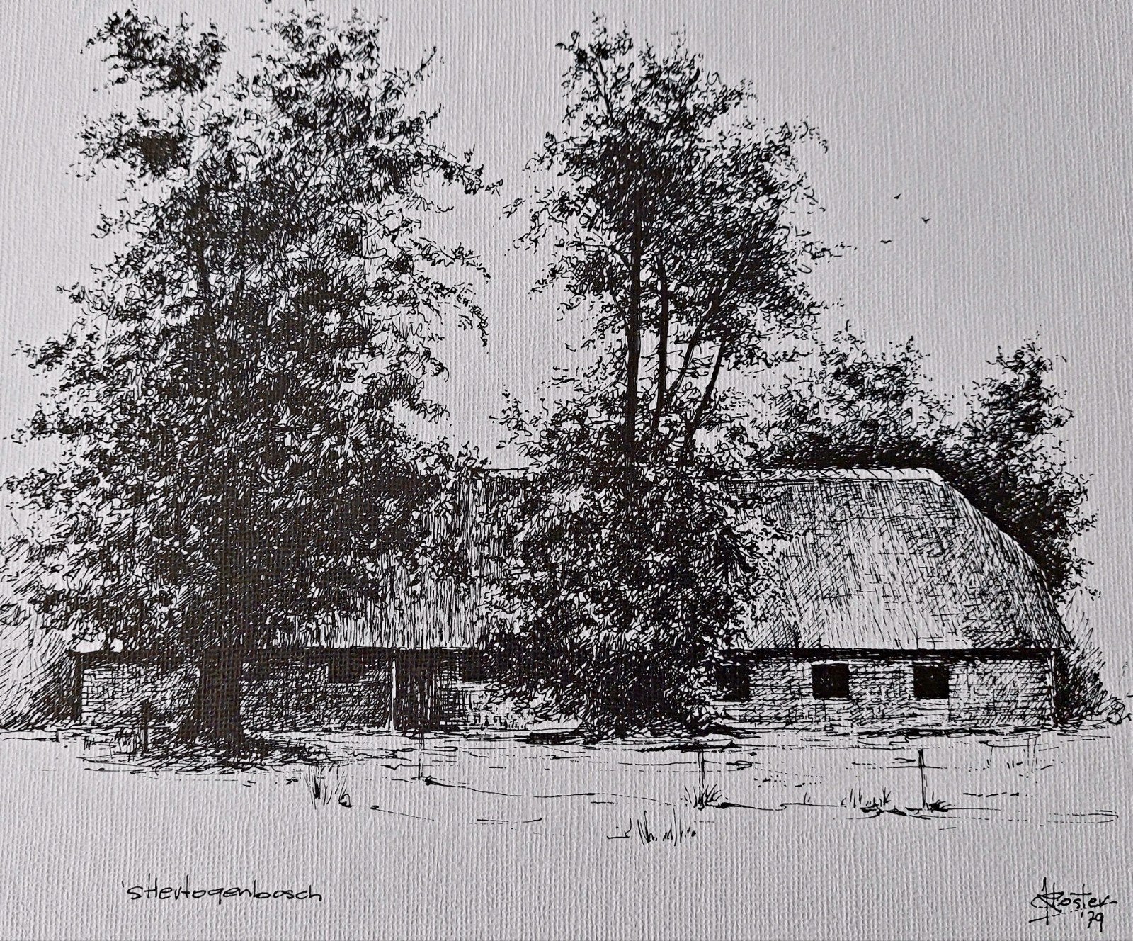 s Hertogenbosch ... " de honderd morgen " ... Kees Koster., Ophalen of Verzenden
