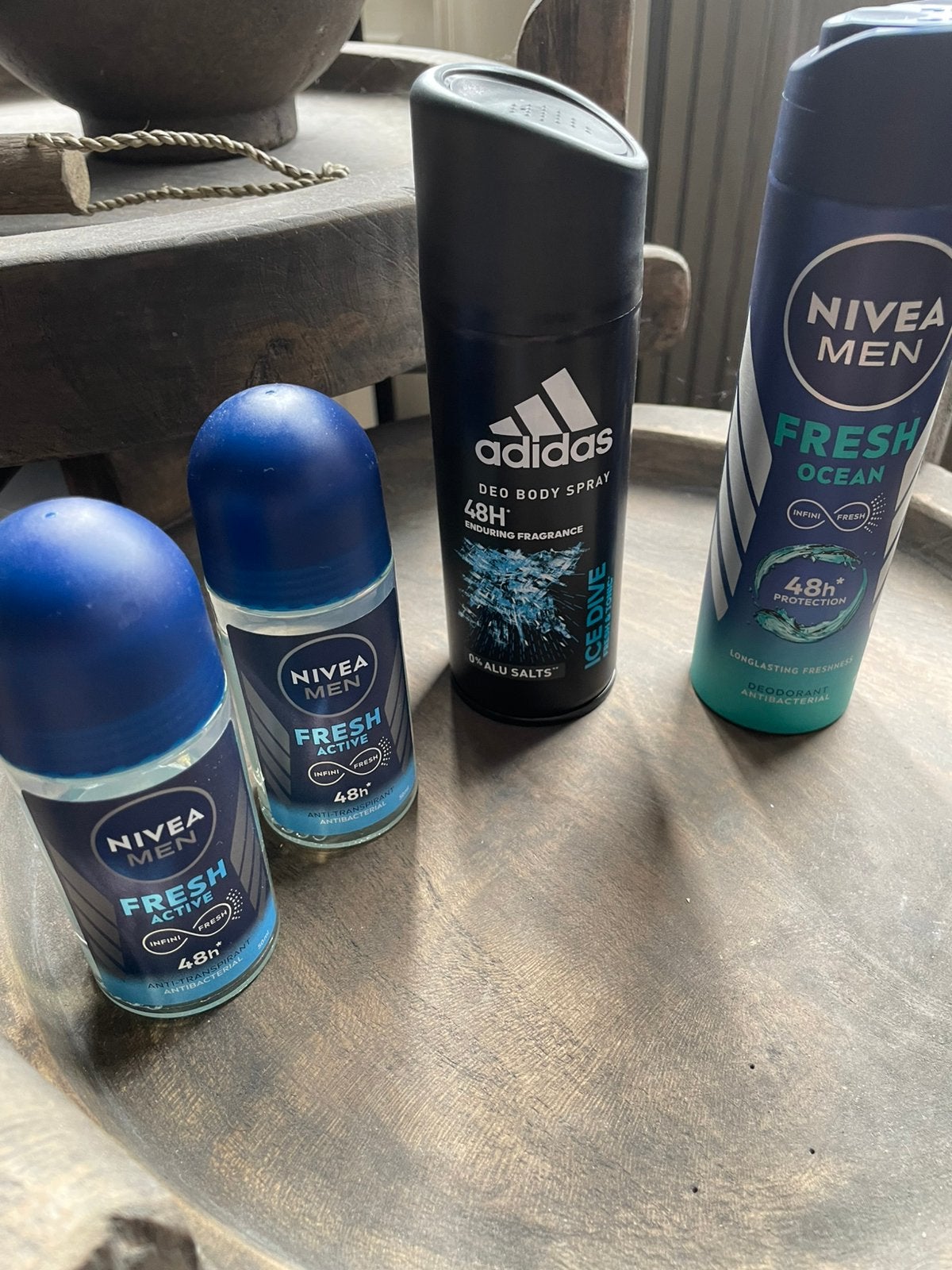 2 deorollers en 2 deospray’s voor men, Sieraden, Tassen en Uiterlijk, Uiterlijk | Lichaamsverzorging, Ophalen of Verzenden, Nieuw