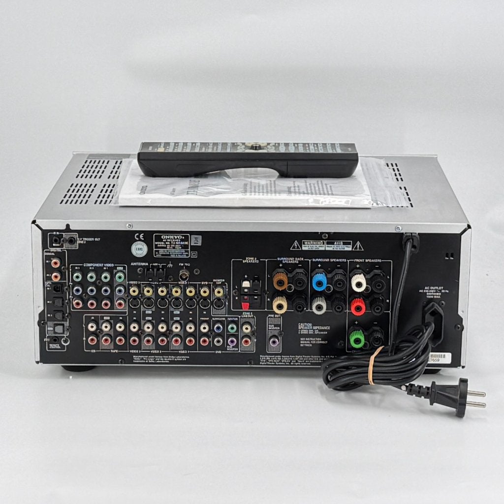 Onkyo TX-SR603E Receiver / Versterker | Incl. AB, Onkyo, Zo goed als nieuw, Support@onkyo.com, 2-1 Nisshin-cho, Neyagawa-shi
Osaka 572-8540
Japan