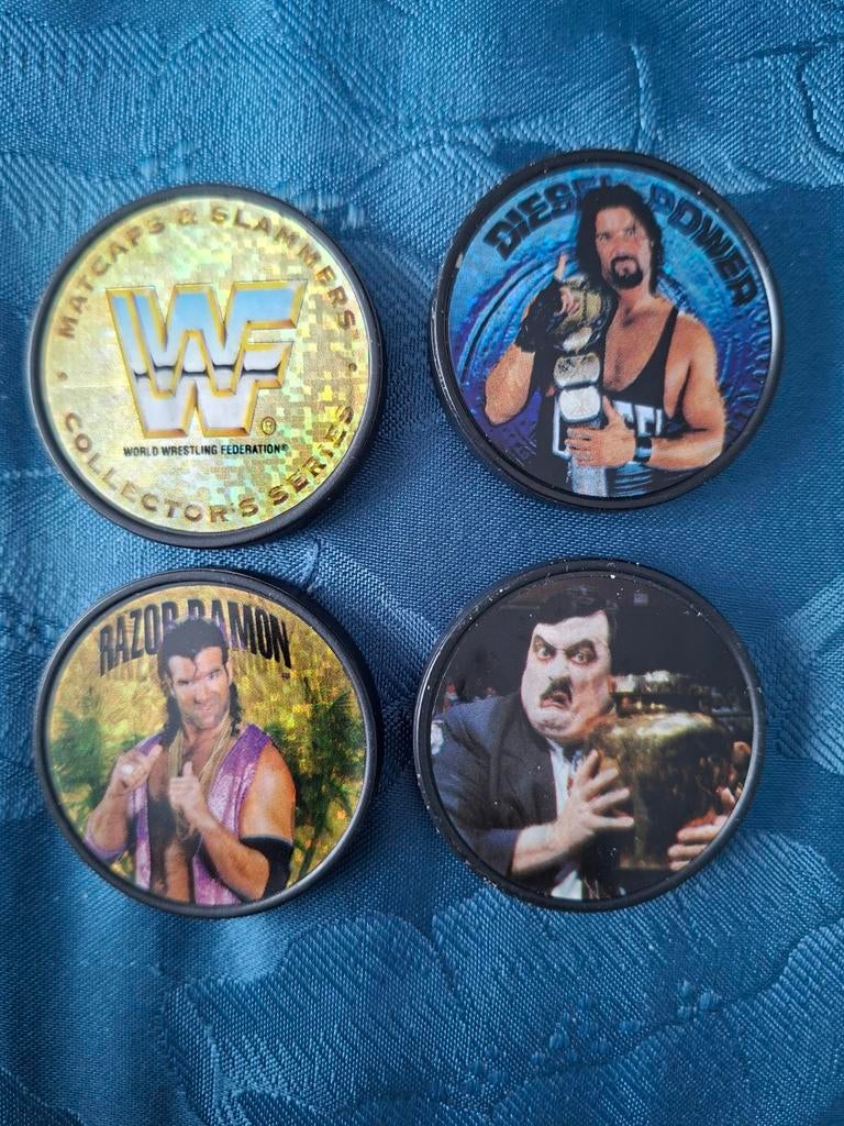WWF Matcaps & Slammers Collectors Series - 4 stuks, Ophalen of Verzenden