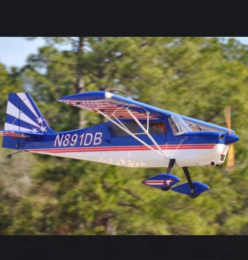 Pilot RC Decathlon 107” 55cc Benzine RC Vliegtuig, Ophalen, Gebruikt, Benzine