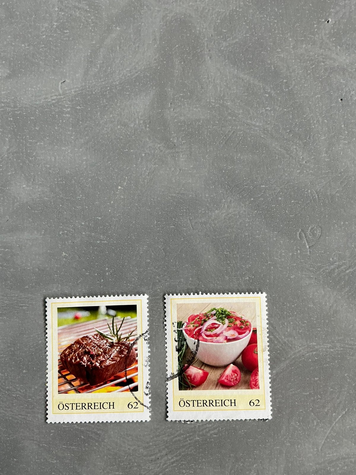 Persoonlijke postzegels, Verzenden, Gestempeld