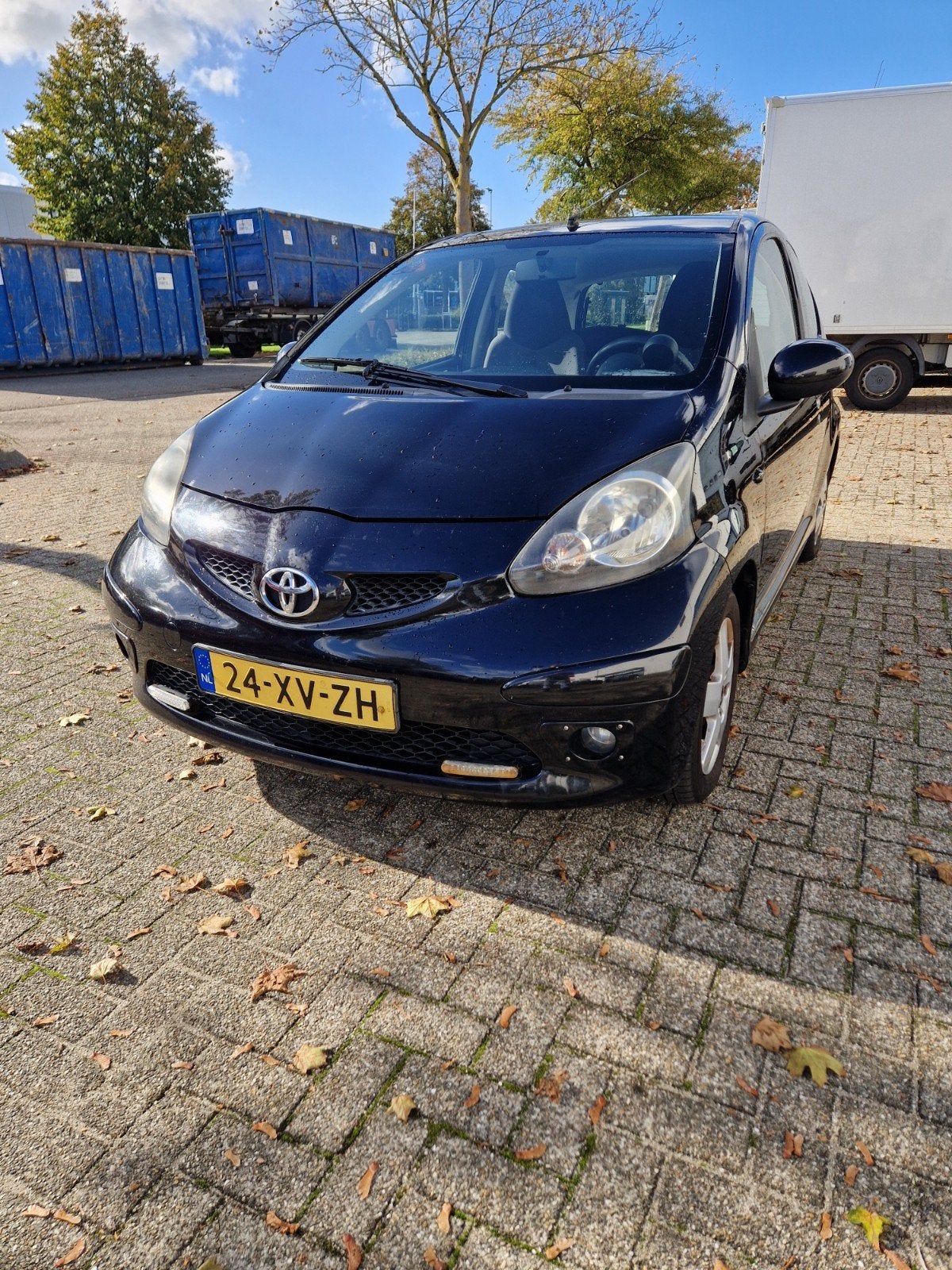 Toyota Aygo 1.0 12V Vvt-i 3DRS MMT 2007 Zwart APK 25-2-27, Auto's, Voorwielaandrijving, 4 stoelen, Origineel Nederlands, Bedrijf