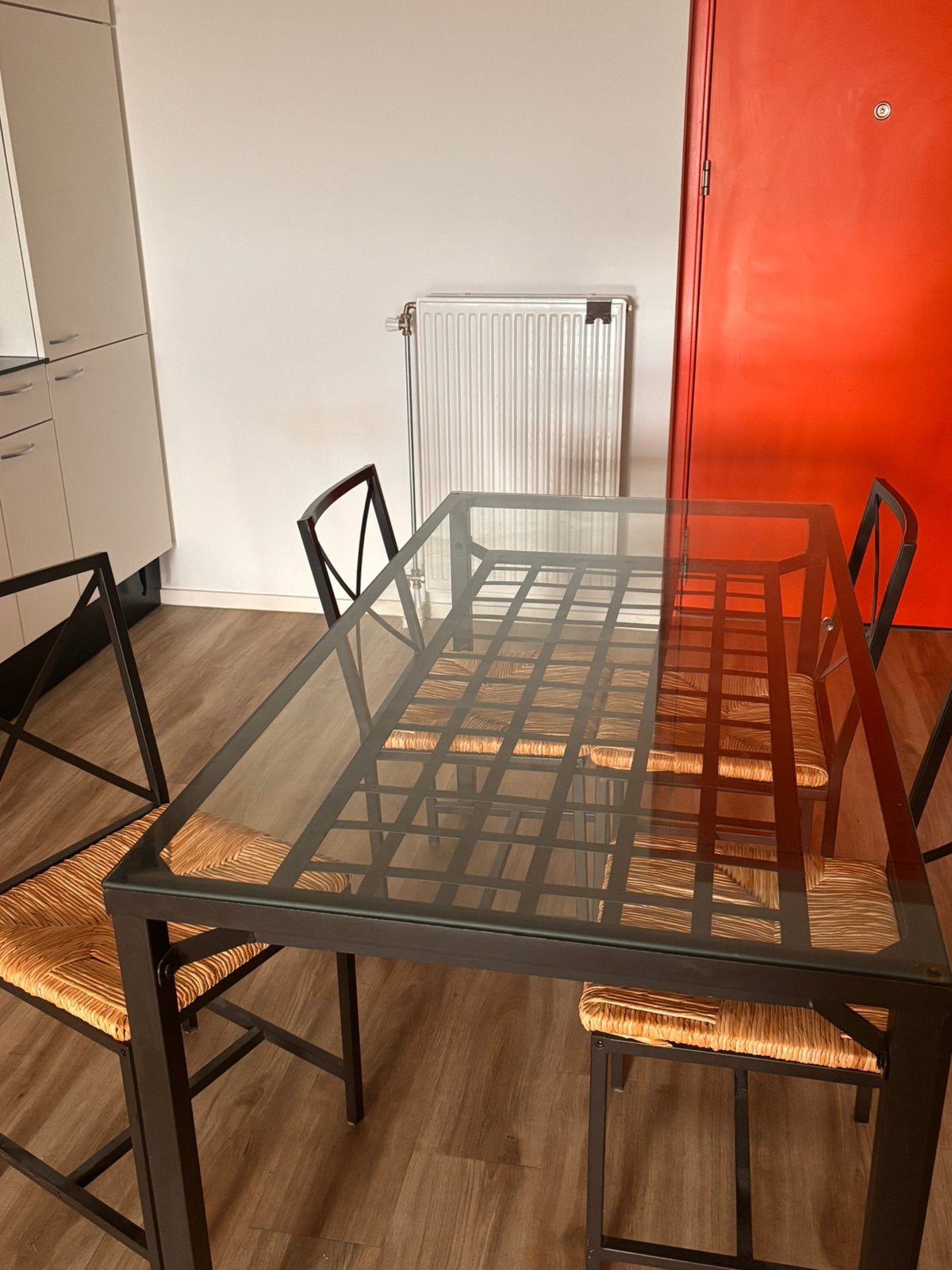 Ikea granås eettafel inclusief 4 stoelen, Huis en Inrichting, Tafels | Eettafels, Ophalen, 100 tot 150 cm, 50 tot 100 cm, Zo goed als nieuw