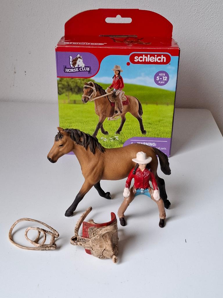 Schleich Western ruiter, Ophalen of Verzenden, Zo goed als nieuw, Jongen of Meisje