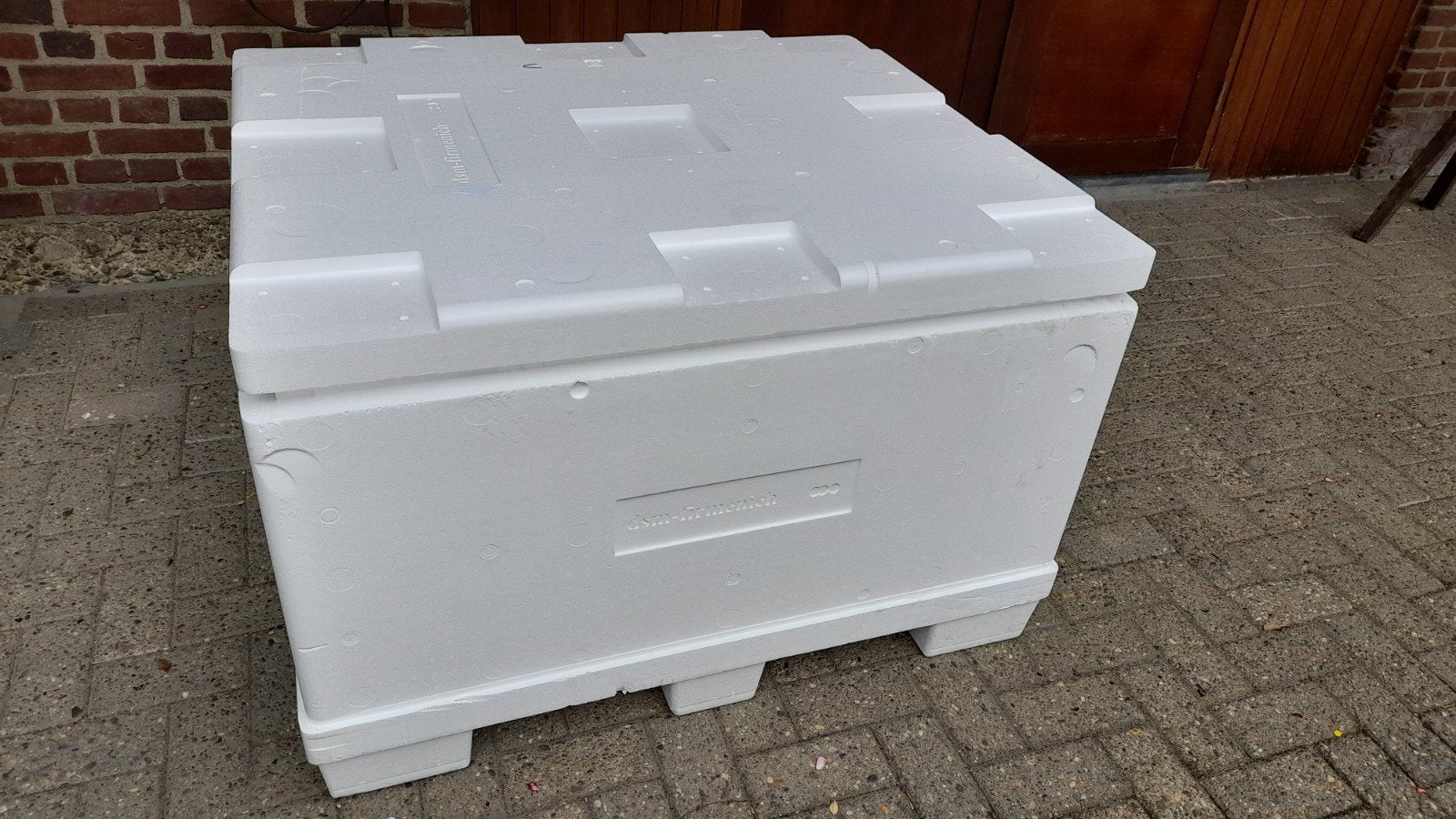 Grote piepschuim doos met deksel - Isolatiebox - Gratis, Ophalen, Gebruikt, Doos