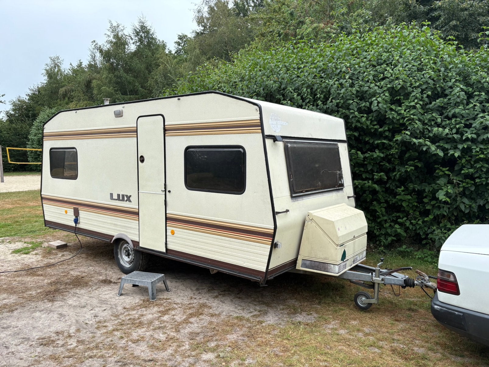 Caravan buerstner lux 1982, Vast bed, Rondzit, Particulier, Luifel