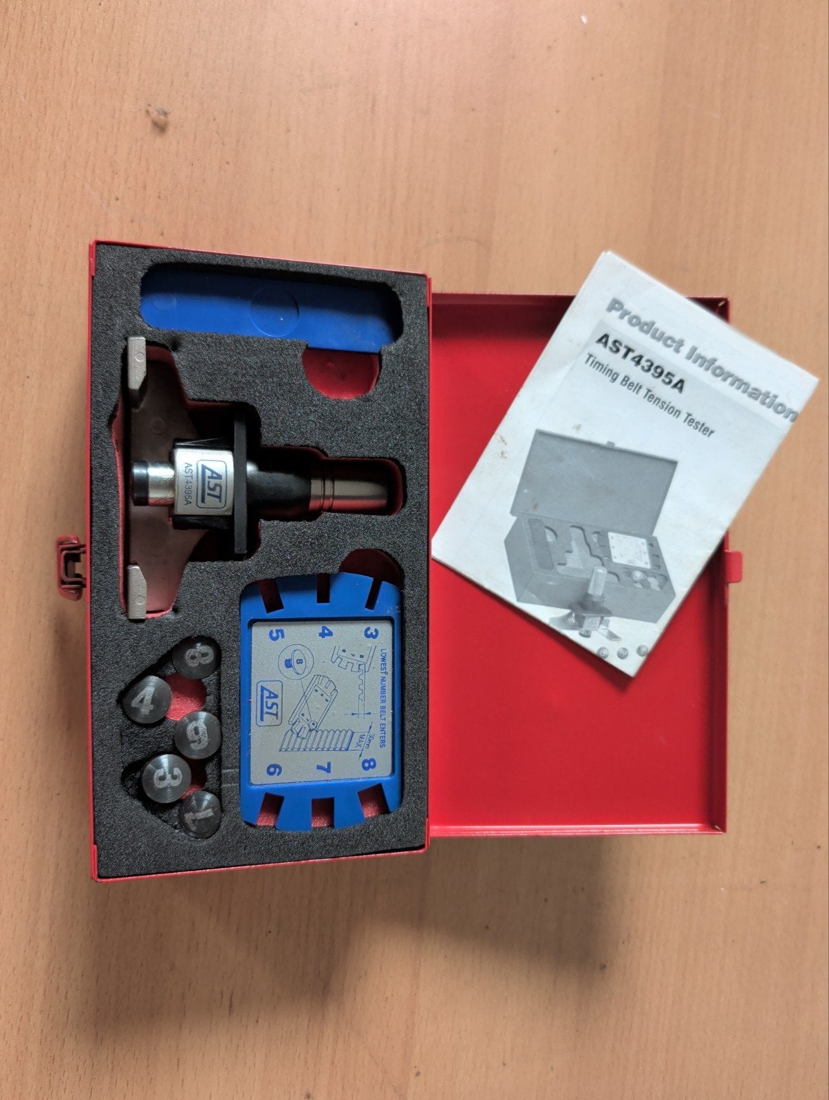 AST4395A Distributieriem Spanning Tester Set, Ophalen