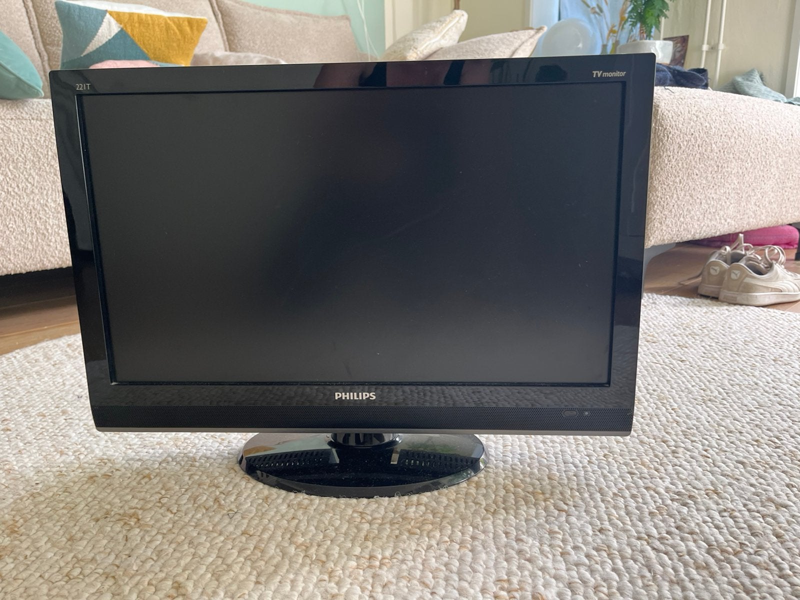Philips tv 22 inch, Ophalen of Verzenden, Zo goed als nieuw, 50 Hz, Philips
