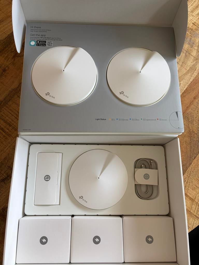 TP Link Deco M9 wifi versterkers 3 stuks NIEUW in doos, Computers en Software, WiFi-versterkers, Ophalen of Verzenden, Nieuw