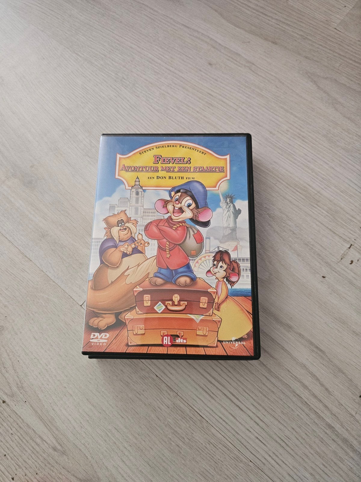 Fievel: Avontuur met een Staartje - Klassieke Animatie DVD, Gebruikt, Animatie, Alle leeftijden, Nederlands