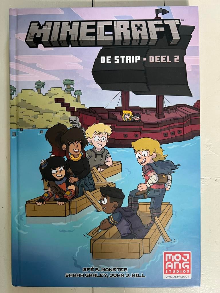 Minecraft De Strip - Deel 2, Eén stripboek, Ophalen of Verzenden, Zo goed als nieuw