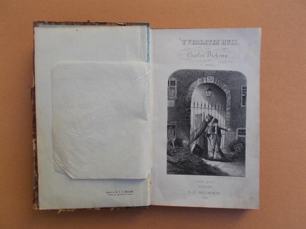 Charles Dickens Het verlaten huis 2e druk 1855 ophalen, Ophalen