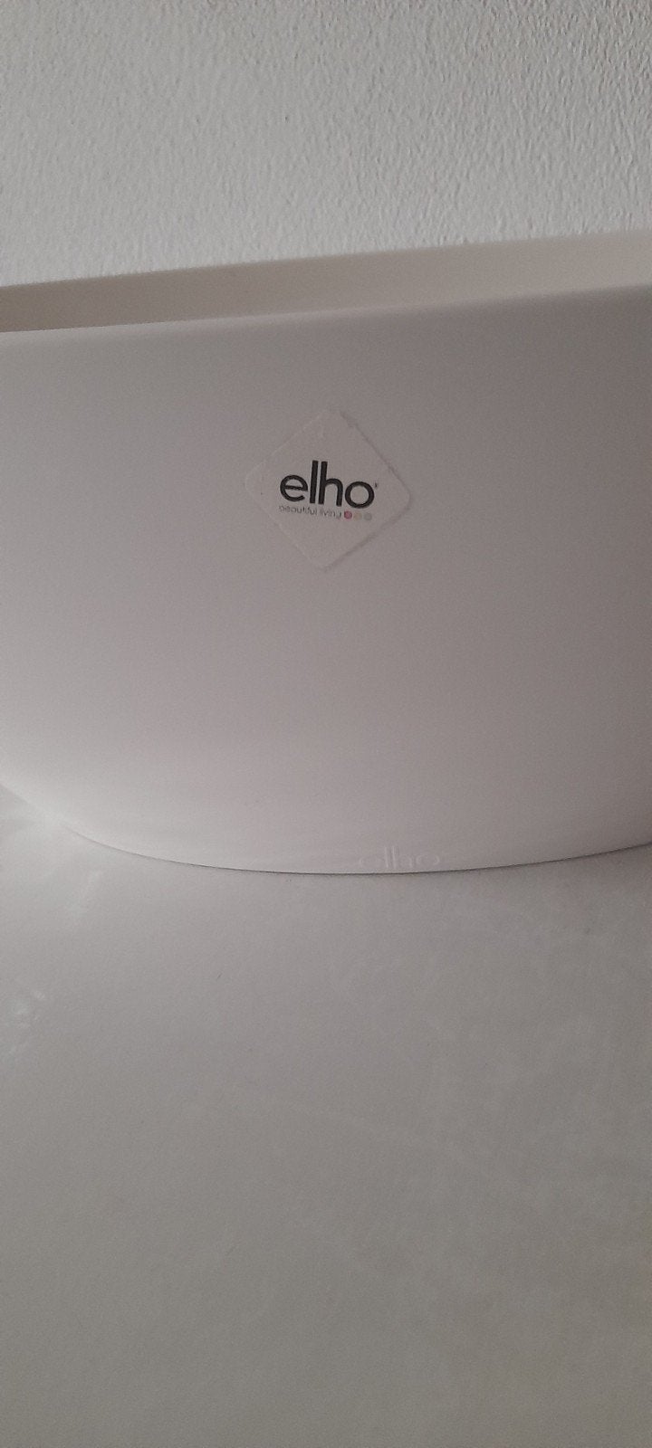 Elho bloempot wit - Zo goed als nieuw, 25 tot 40 cm, Kunststof, Rond, Ophalen of Verzenden