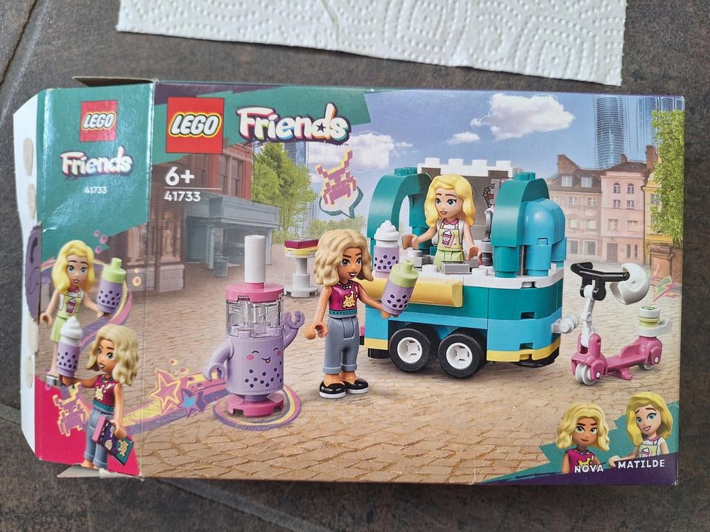 LEGO Friends 41733 Bubble Tea Foodtruck, Kinderen en Baby's, Lego, Friends, Ophalen of Verzenden, Zo goed als nieuw