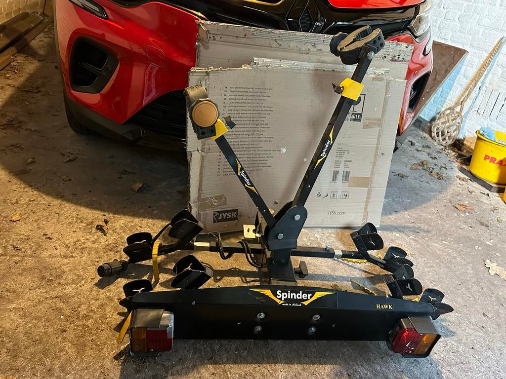 Spindler trekhaak fietsendrager - kantelbaar, Ophalen, 2 fietsen, Gebruikt, Trekhaakdrager