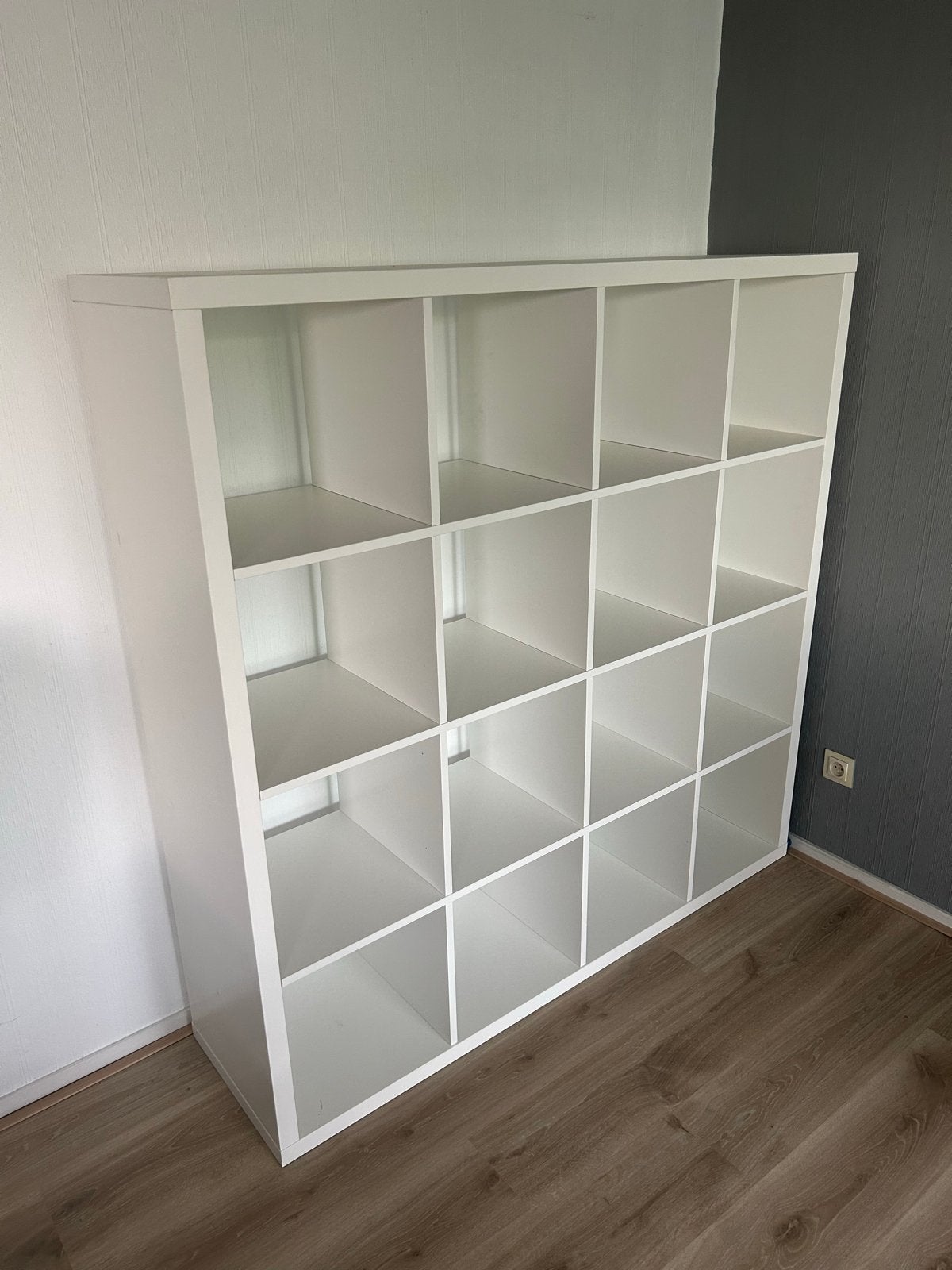 Ikea kallax 4x4, Ophalen, Met plank(en), Gebruikt, 100 tot 150 cm