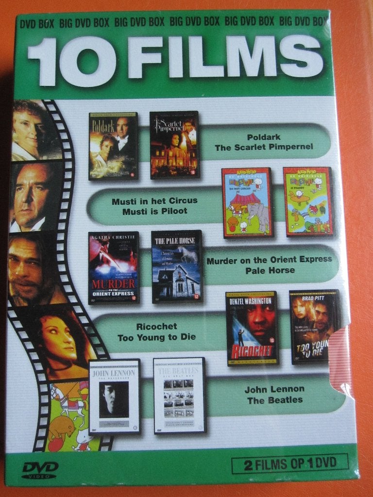 Big DVD Box - 10 films op 5 disc (nieuw in de verpakking), Cd's en Dvd's, Vanaf 16 jaar, Nederlands, Nieuw in verpakking, Nederlands