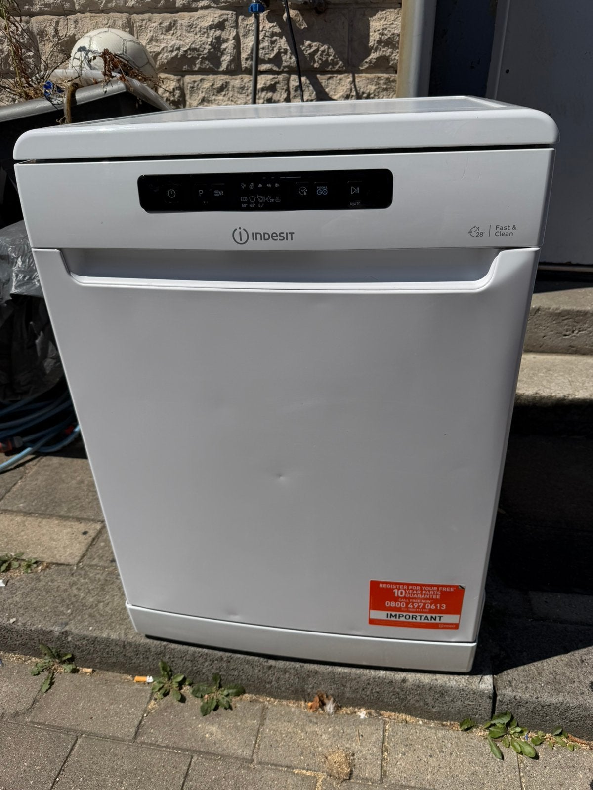 Indesit vrijstaande vaatwasser classe A+ ken ook bezorgen., Ophalen, Gebruikt, Minder dan 85 cm, Energieklasse A of zuiniger