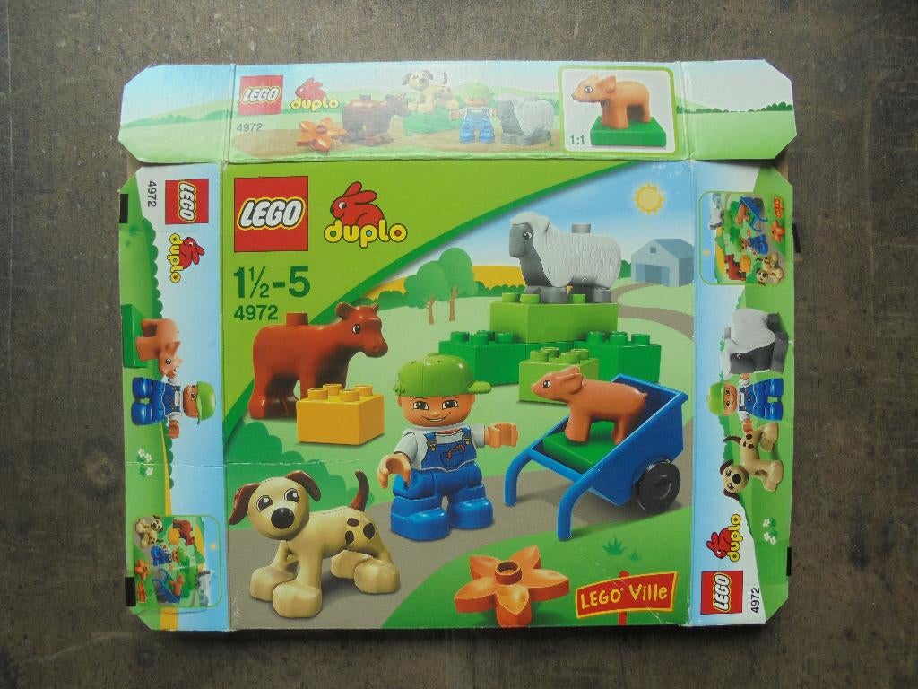 Lego Duplo Box 4972 (zie foto's), Ophalen of Verzenden, Gebruikt, Duplo