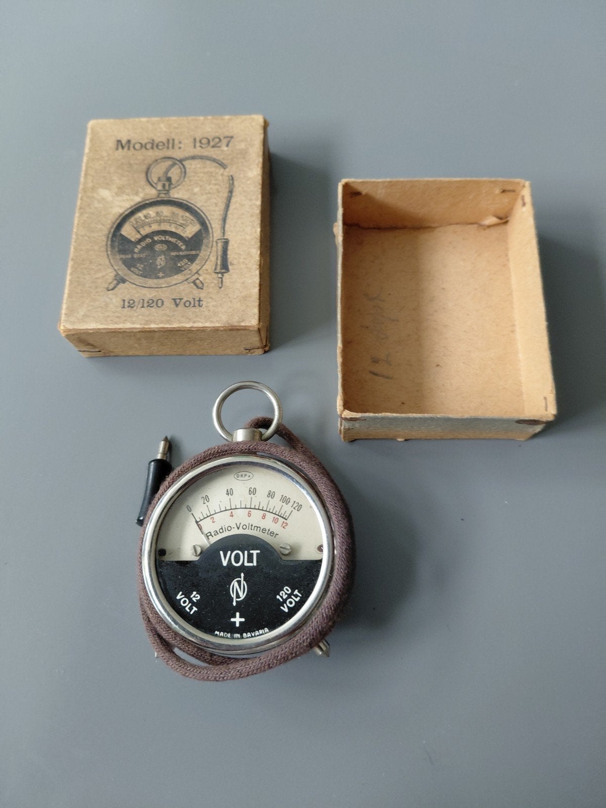 Vintage Radio-Voltmeter Model 1927 met originele doos, Ophalen of Verzenden